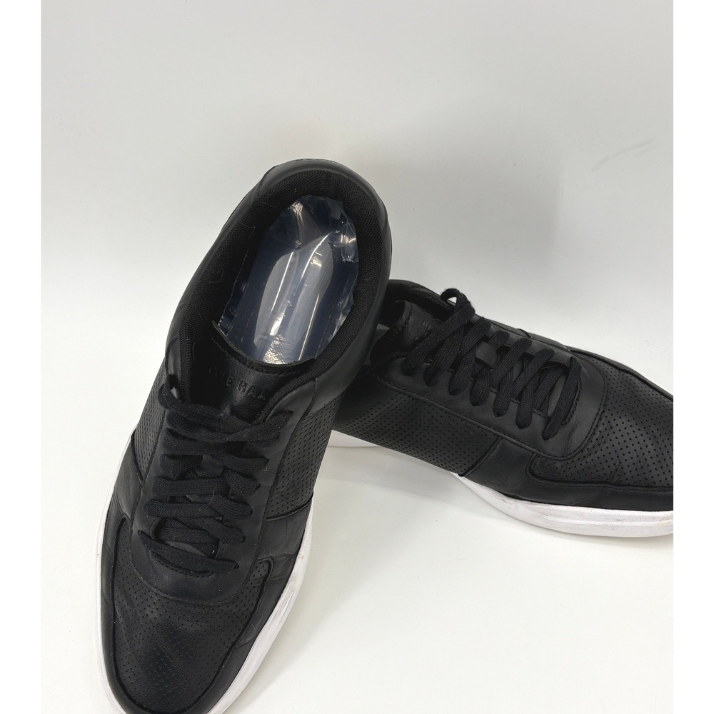 Cole Haan Mens Grand Crosscourt II Black Leather Sneakers C33977 Size 10.5 M